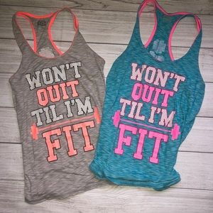 EVCR | Won’t Quit Till I’m Fit Tank Top Bundle